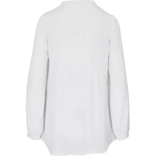 Ladies Long Sleeve Candice Blouse White Back